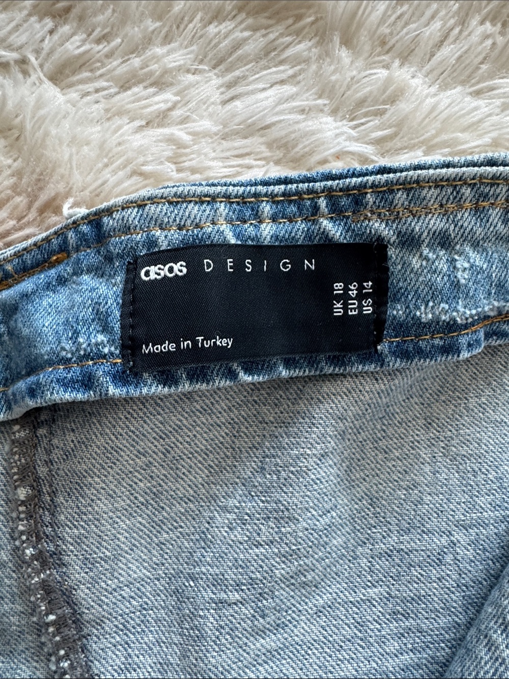 ASOS Denim Mini Dress - Picture 3 of 5